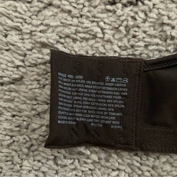 Playtex Love My Curves Brown Balconette Neckline Underwire Style 4823 Size 42DD - Picture 9 of 11